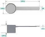 25 mL Long Handle Plastic Measuring Spoon - Image 2