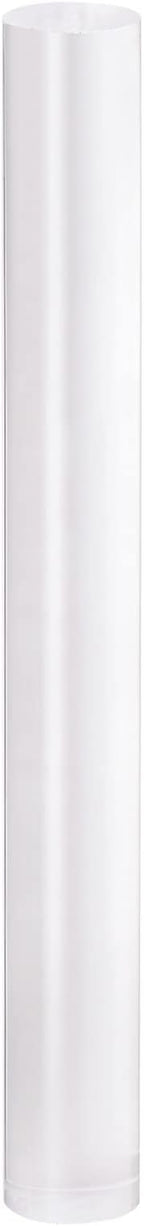 HARFINGTON Acrylic Clay Roller 9 Inch x 1 Inch Solid Non-Stick Plastic Round by HARFINGTON