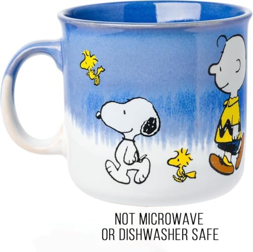 Silver Buffalo Peanuts Charlie Brown, Reactive Glaze Camper Mug, 20oz - Image 3