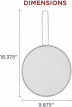 HIC Kitchen Splatter Screen, 18/8 Stainless Steel - Image 5