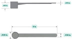 6.5 mL Long Handle Plastic Measuring Spoon - Image 2
