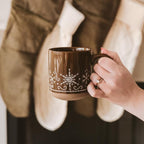 Sweet Water Decor Gingerbread Coffee Mug, 14oz Stoneware Christmas Mug, Dishwasher & Microwave Safe, Large Holiday Winter Cup for Coffee, Tea & Hot Chocolate, Stocking Stuffer Gifts for Women - Image 5