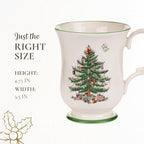 Spode Christmas Tree Romantic-Shaped Footed Mug – 12 Oz - Image 7