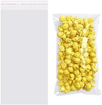 6x12 In Self Sealing Cellophane Bags, Clear Cellophane Bags 200PCS by Morepack