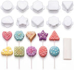 10 Pcs Cake Pop Molds Set with 100 Sticks by Yiyiring
