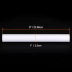 HARFINGTON Acrylic Clay Roller 9 Inch x 1 Inch Solid Non-Stick Plastic Round - Image 2