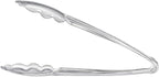 Plasticpro 7.5'' Serving Tongs Heavy Duty Reusable Kitchen and BBQ Clear - Image 4