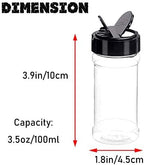 16 PCS 3.5oz Plastic Seasoning Containers - Image 2