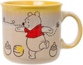 Silver Buffalo Disney Winnie the Pooh Bees, Reactive Glaze Camper Mug, 20oz by SilverBuffalo
