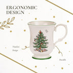 Spode Christmas Tree Romantic-Shaped Footed Mug – 12 Oz - Image 6