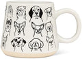 Abbott Collection Oversized Mug with Dog Drawings by AbbottCollection