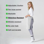 TOSHE Kitchen Apron Waterdrop Resistant Cotton Apron - Image 7