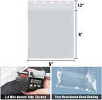 SUREHOME Cookie Bags Cellophane Clear Individual Treat for Cookies, 5x6 Inch Gift Giving Packaging, 100PCS Plastic Self Adhesive Wrappers Candy Bag - Image 6