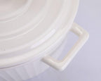 WHJY White Colorful Ceramic Casserole Dish - Image 3