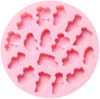 Cute Ice Cube Trays Silicone Chocolate Mold Wax Melt Molds Easy Release Ice by MayeBridge