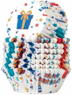 200 Paper Cupcake Liners, Muffin Liners or Baking Cups for Desserts, Muffins, Cupcakes and More Treats; Grease Proof, No Smell, Food Grade, Nut Serving Containers (Birthday) - Image 3