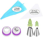 Russian Piping Tips Set, 47 Pcs Flower Cake Decorating Kit with Icing Bags - Image 3