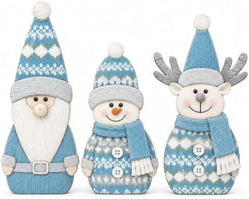 Christmas Decorations Indoor, Christmas Gnome Snowman Reindeer Home Decor by Unknown