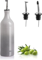 Sweejar Large Ceramic Olive Oil Dispenser Bottle, Opaque Oil Cruet Protects to by Sweejarco1949