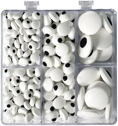 Sentovac Candy Eyeballs Eyes Edible Sprinkles Mix Size Cookie Cake Cupcake Toppers Decorations Candy Eyes for Christmas Halloween Easter Cake Decorations Supplies（7mm 10mm 18mm） - Image 2