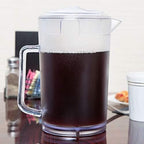 G.E.T. P-3064-1-CL-EC Heavy-Duty Shatterproof Plastic 2 Quart Pitcher - Image 8