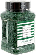 Green Sprinkles Jimmies 11.28 oz, Green Sprinkles For Cake Decorating, Cake Sprinkles, Sprinkles For Baking, Ice Cream & More, The Hampton Candy Company by TheHamptonPopcornCandyCompany