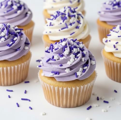 Manvscakes Sprinkles- Edible Cake and Cupcake Sprinkles with Assorted Shapes and Sizes for Parties, Metallic Sprinkle Mix for Cookies, Ice Cream, Cake and Cupcake Decorating - Image 5