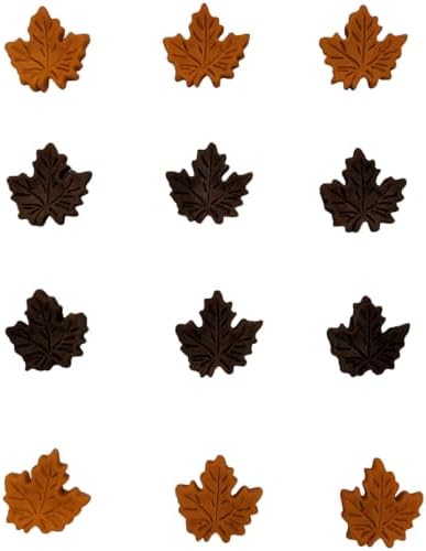 Maple Leaf Cakes Decorations Edible Thanksgiving Sugar Icing Decorations - Image 4