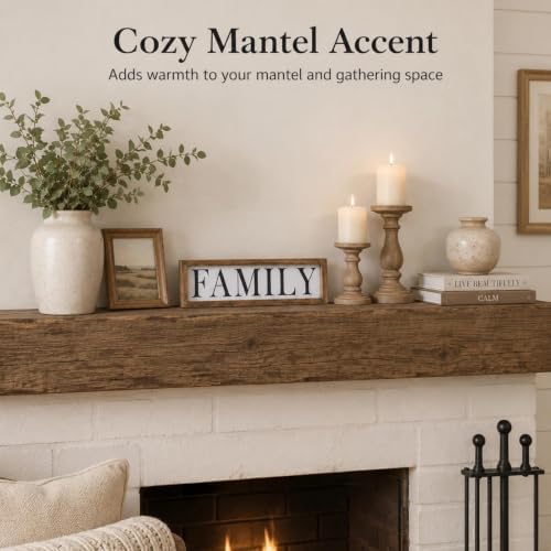 Wooden Family Sign Wall, Shelf, Mantel, Entryway Table Home Decor - Image 6