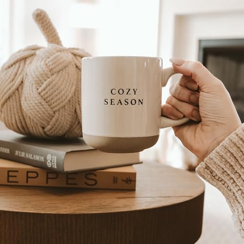 Sweet Water Decor Cozy Season Stoneware Coffee Mug | Fall and Winter Novelty Coffee Mugs | Microwave & Dishwasher Safe | 14oz Coffee Cup | Holiday Gift - Image 4