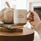 Sweet Water Decor Cozy Season Stoneware Coffee Mug | Fall and Winter Novelty Coffee Mugs | Microwave & Dishwasher Safe | 14oz Coffee Cup | Holiday Gift - Image 4