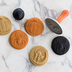 Nordic Ware 1260 Spooky Cast Cookie Stamps, 3-inch rounds, Silver - Image 4