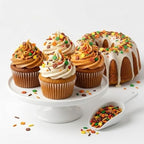 Manvscakes Autumn Themed Sprinkle Blend with Colored Sugar Leaf Shapes - Image 2