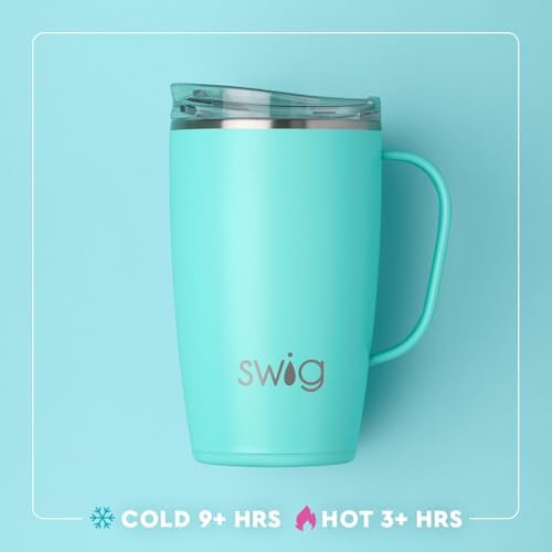 Swig Life 18oz Insulated Travel Mug with Handle & Lid, Trick or Treat - Image 3