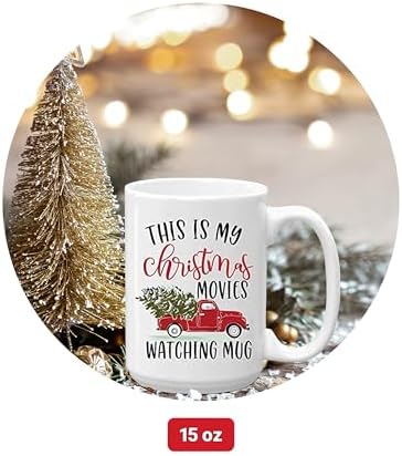 This Is My Christmas Movies Watching Coffee Mug, 15 oz - Image 4
