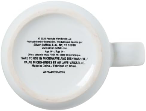 Silver Buffalo Peanuts Suddenly Fall Season Quote, Ceramic Camper Mug, 20oz - Image 4