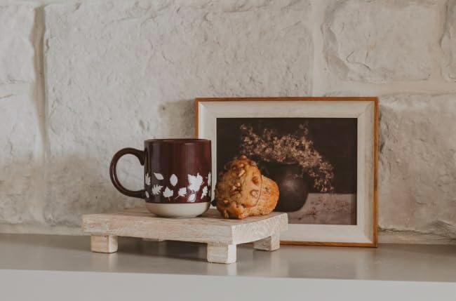 Sweet Water Decor Fall Leaves Coffee Mug, 14oz Stoneware Cute Autumn Cup - Image 5