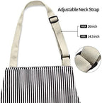 NLUS 2 Pack Kitchen Cooking Aprons, Adjustable Bib Soft Chef Apron - Image 3