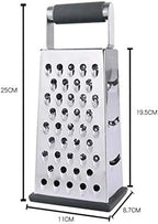 Vertical Stainless Steel Grating Four-sided Boxed Grater - Image 5