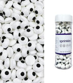 Weraru Small Candy Eyeballs Eye Ball Sweets Cake Cupcake Toppers Cookie Dessert Sprinkles Decorations Birthday Party Supplies 4.2Ounce by Weraru