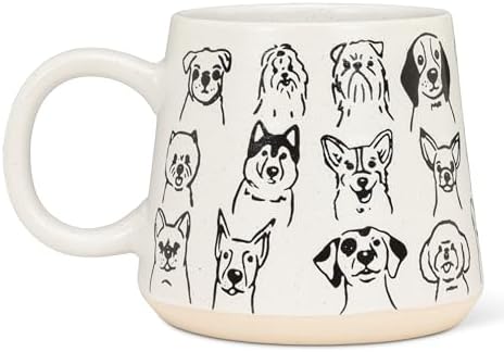 Abbott Collection Oversized Mug with Dog Drawings - Image 2