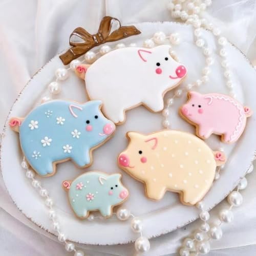 MrCookie Pig Cookie Cutters Set, 5pc Thickened Stainless Steel. - Image 5