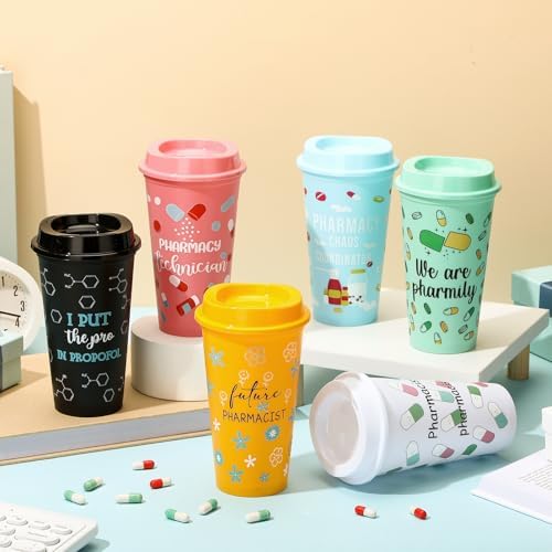 SiliFine 12 Pcs Pharmacy Week Gifts Bulk 16 oz Pharmacist Tumblers Gifts - Image 3