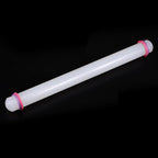 HARFINGTON Fondant Rolling Pin 20 Inch x 1.38 Inch Adjustable Guide Rings - Image 3