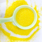 Edible Yellow Sanding Sugar Sprinkles 142g/ 5.01oz Sugar Crystals for Cake Decorating Candy Baking Decorations Ice Cream Toppings and Cookie Decorating for Valentines Halloween Christmas - Image 4