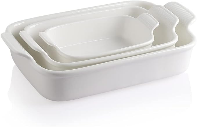 Sweejar Baking Pans Set, Ceramic 9x13 Baking Dish by Sweejarco1949