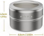 Vetacsion Set of 8 Magnetic Spice Tins - Image 3