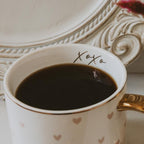 Sweet Water Decor Heart XOXO Coffee Mug with Gold Handle, 14oz Fine Bone China Tea Cup for Hot & Cold Drinks, Gift Idea for Friend, Sister, Wife & Valentines Day - Image 5