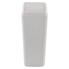 3.5 Gallons/14 Liter Small Trash Can, Plastic Swing Lid Garbage Bin，9.8" x 6.6" by Leendines