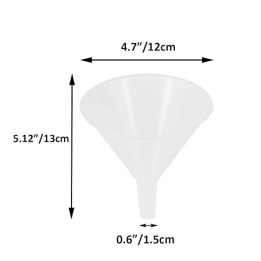 zmybcpack 20 Pack Multi-Purpose Plastic Funnels - Image 2